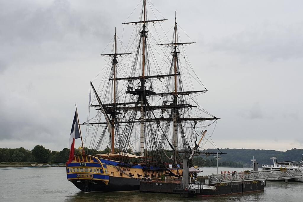 Appartamento Au Saule En Seine Saint-Wandrille-Rancon Esterno foto
